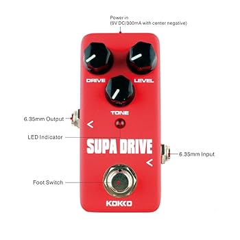 ギター BOR Drive TA.effects VOX Amps USA | Smooth Impact Valve Compressor Pedal | Shop Now